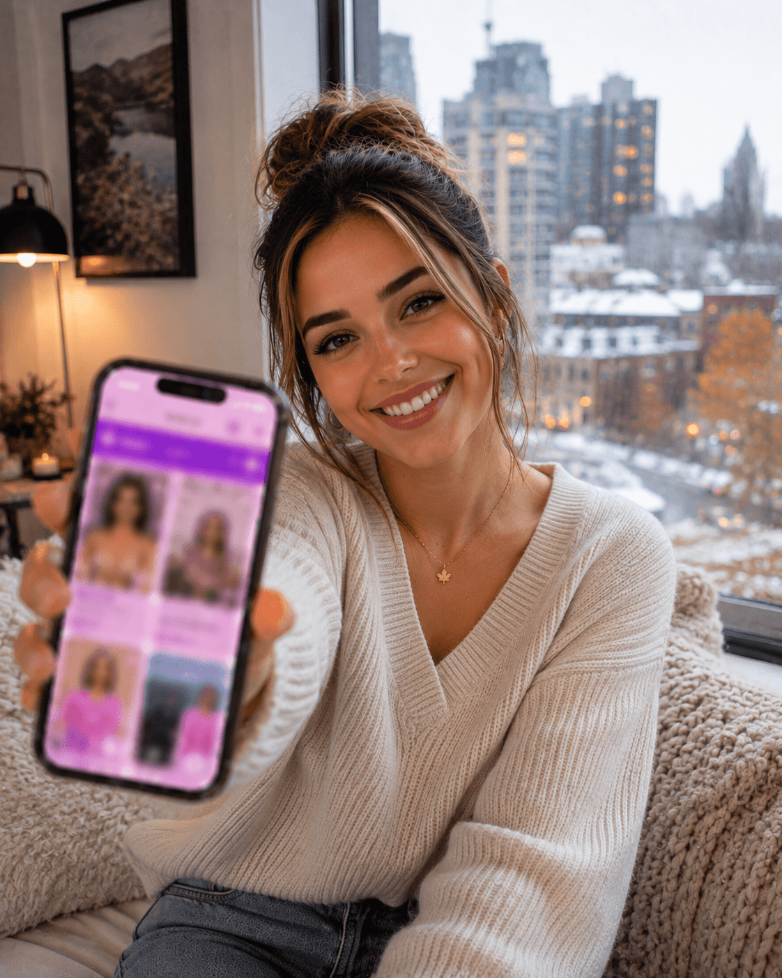 Real person using TrueBondr in Canada